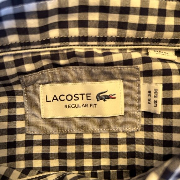 MEN´S SLIM FIT GINGHAM POPLIN SHIRT - Picture 4 of 6